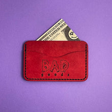 Load image into Gallery viewer, #106 - The Melvin: White Buttero & Red Pueblo Leathers; Black #0 Stitching