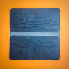 Load image into Gallery viewer, #602 The Garth: Navy Pueblo Leather, #0 Navy Stitching