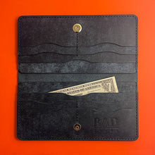 Load image into Gallery viewer, #603 The Garth: Black Pueblo Leather, #0 Black Stitching