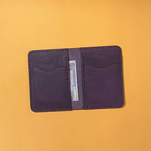 Load image into Gallery viewer, #201 - The Daubi: Violet Leather, #0 Purple Stitching