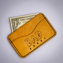 Load image into Gallery viewer, #114 - The Melvin: Yellow Pueblo Leather; Black #0 Stitching