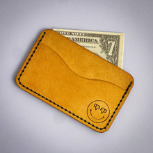 Load image into Gallery viewer, #114 - The Melvin: Yellow Pueblo Leather; Black #0 Stitching