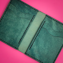 Load image into Gallery viewer, #207 - The Daubi: Ortensia (Teal) Pueblo Leather, #0 Navy Stitching