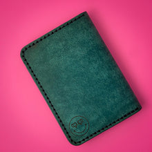 Load image into Gallery viewer, #207 - The Daubi: Ortensia (Teal) Pueblo Leather, #0 Navy Stitching