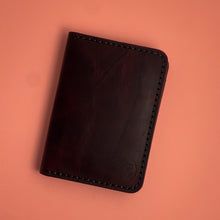 Load image into Gallery viewer, #207 - The Daubi: Wild Cherry Crazy Horse Leather, #0 Brown Stitching