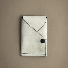 Load image into Gallery viewer, #500 - The Chooch: White Wax Black Buttero, #1 Black Stitching, Black Hardware