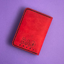 Load image into Gallery viewer, #205 - The Daubi: Red Pueblo Leather, #0 Black Stitching