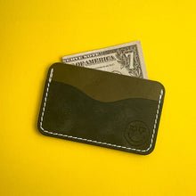 Load image into Gallery viewer, #109 - The Melvin: Olive Buttero & Black Pueblo Leathers; White #1 Stitching