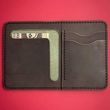 Load image into Gallery viewer, #401 - The Mosey: Black Wax Olive Buttero, #1 Black Stitching