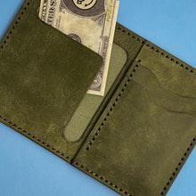 Load image into Gallery viewer, #401 - The Mosey: Olive Pueblo Leather, #1 Olive Stitching