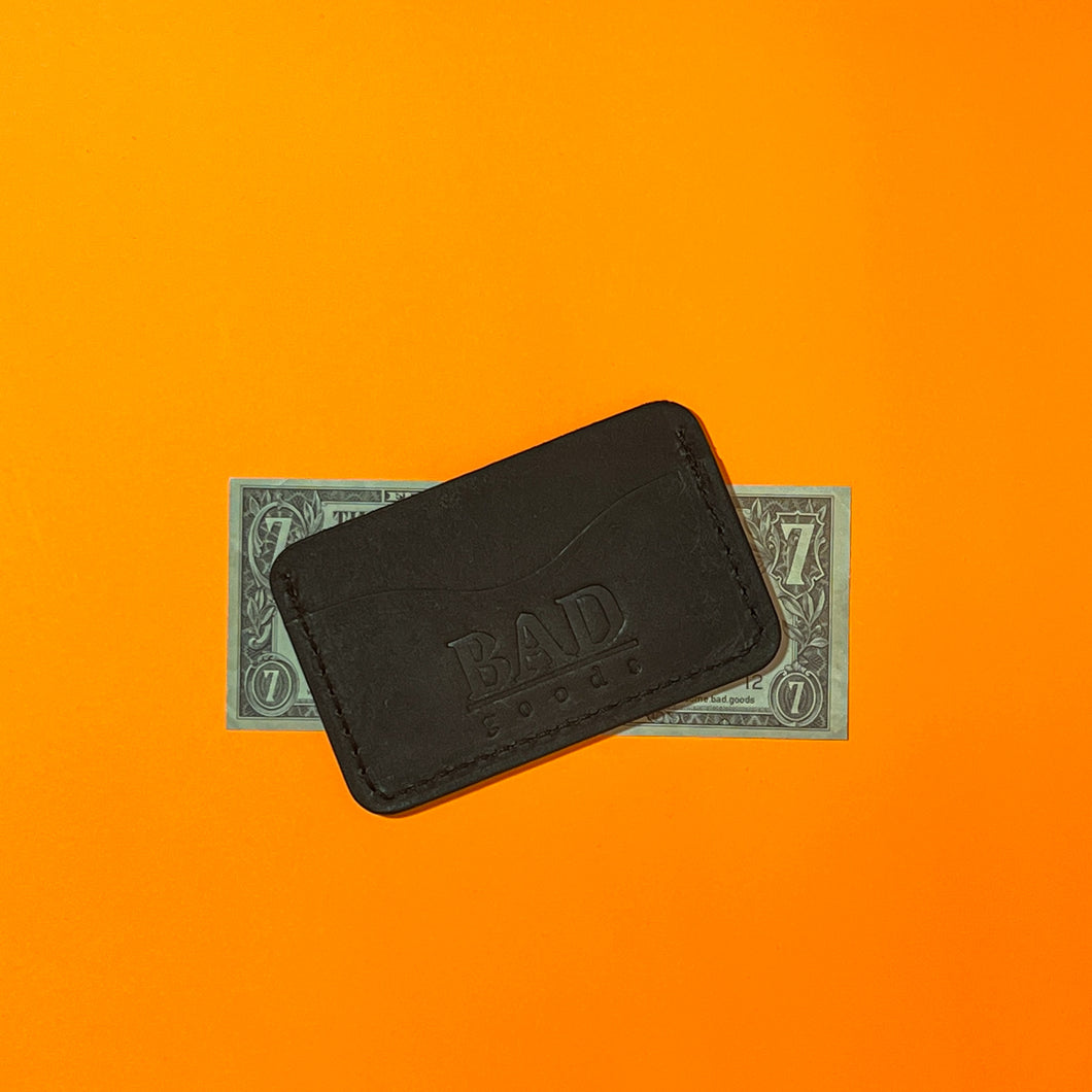 #101 - The Melvin: Black Leather, #1 Black Stitching