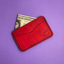 Load image into Gallery viewer, #106 - The Melvin: White Buttero &amp; Red Pueblo Leathers; Black #0 Stitching
