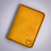 Load image into Gallery viewer, #208 - The Daubi: Yellow Pueblo Leather, #0 Brown Stitching
