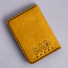 Load image into Gallery viewer, #208 - The Daubi: Yellow Pueblo Leather, #0 Brown Stitching
