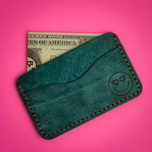 Load image into Gallery viewer, #118 - The Melvin: Ortensia (Teal) Pueblo Leather; Pink #1 Stitching
