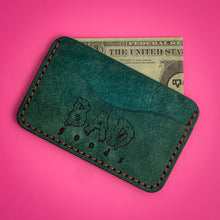 Load image into Gallery viewer, #118 - The Melvin: Ortensia (Teal) Pueblo Leather; Pink #1 Stitching
