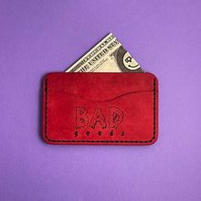 Load image into Gallery viewer, #113 - The Melvin: Red Pueblo Leather; Black #0 Stitching
