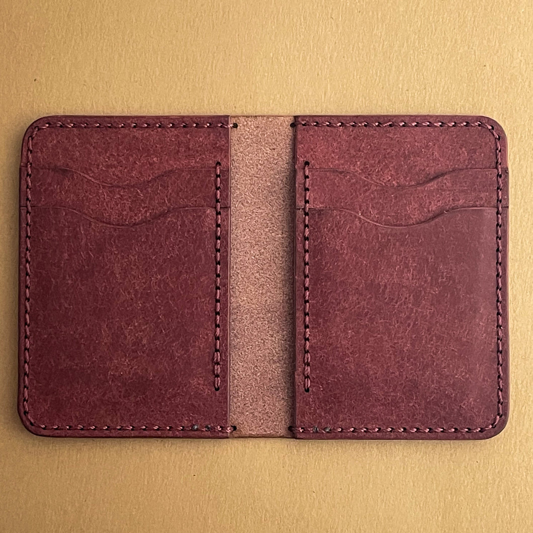 #203 - The Daubi: Bordeaux Pueblo Leather, #1 Violet Stitching