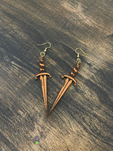 Load image into Gallery viewer, #800 - The Dagger Earrings
