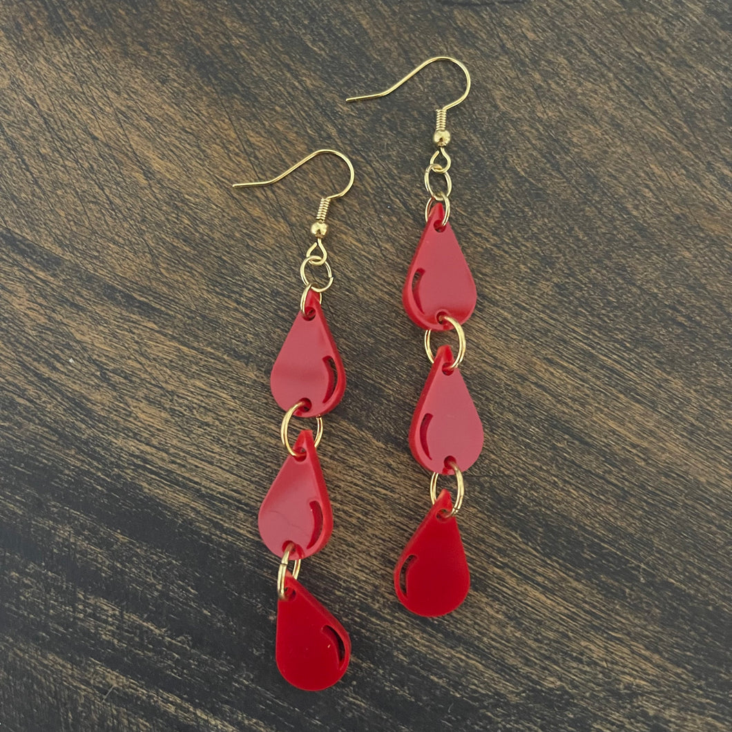 #803 - Cry Me a River Earrings